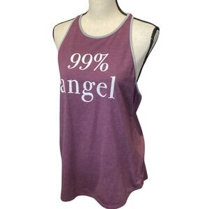 Victoria’s Secret Burgundy Racerback Lounge Top,‎ Large